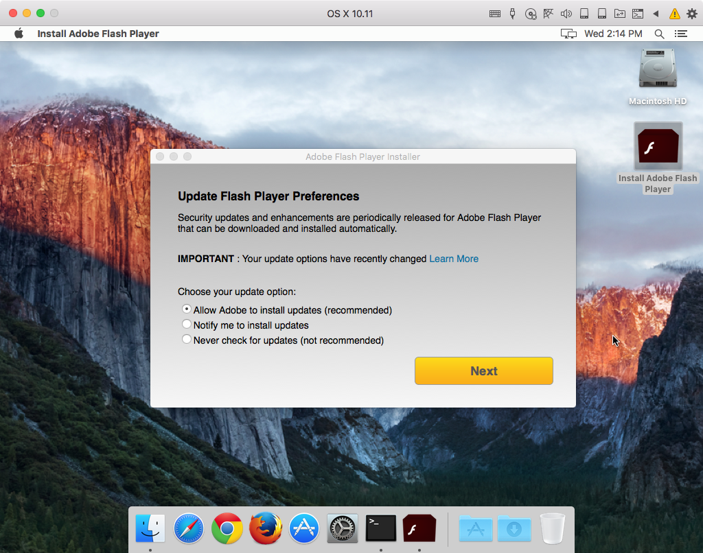 os x yosemite recomended download install mac adware cleaner